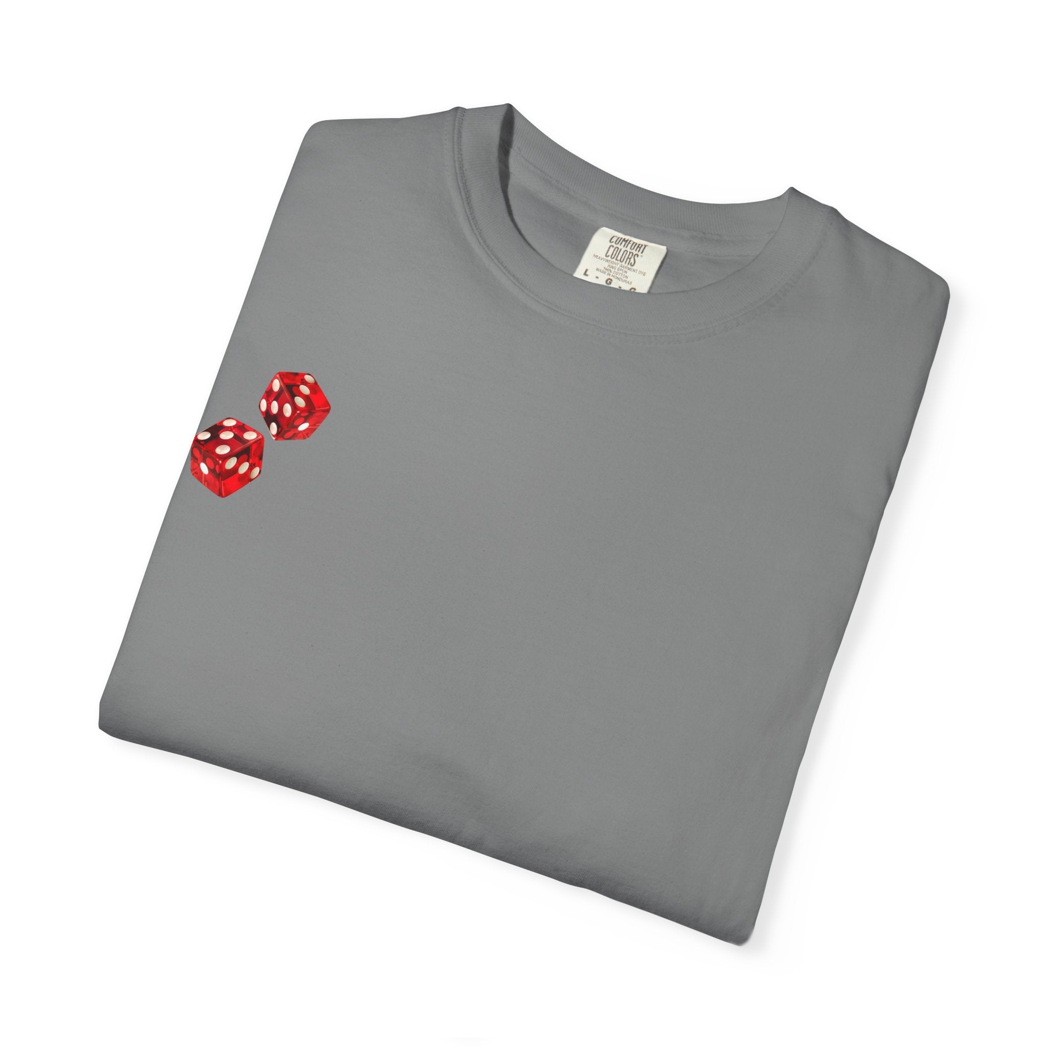 Dice Graphic T-Shirt — Vintage Casino 'Mafia' Back Print