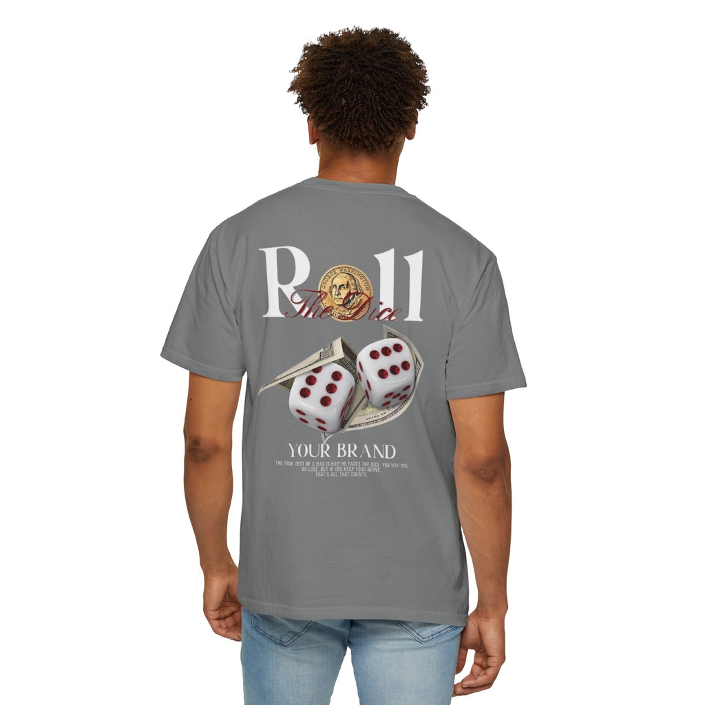 Dice Graphic T-Shirt — Vintage Casino 'Mafia' Back Print