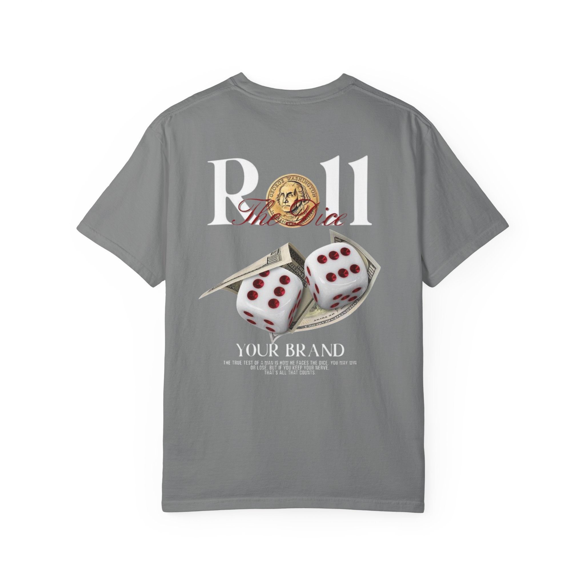 Dice Graphic T-Shirt — Vintage Casino 'Mafia' Back Print
